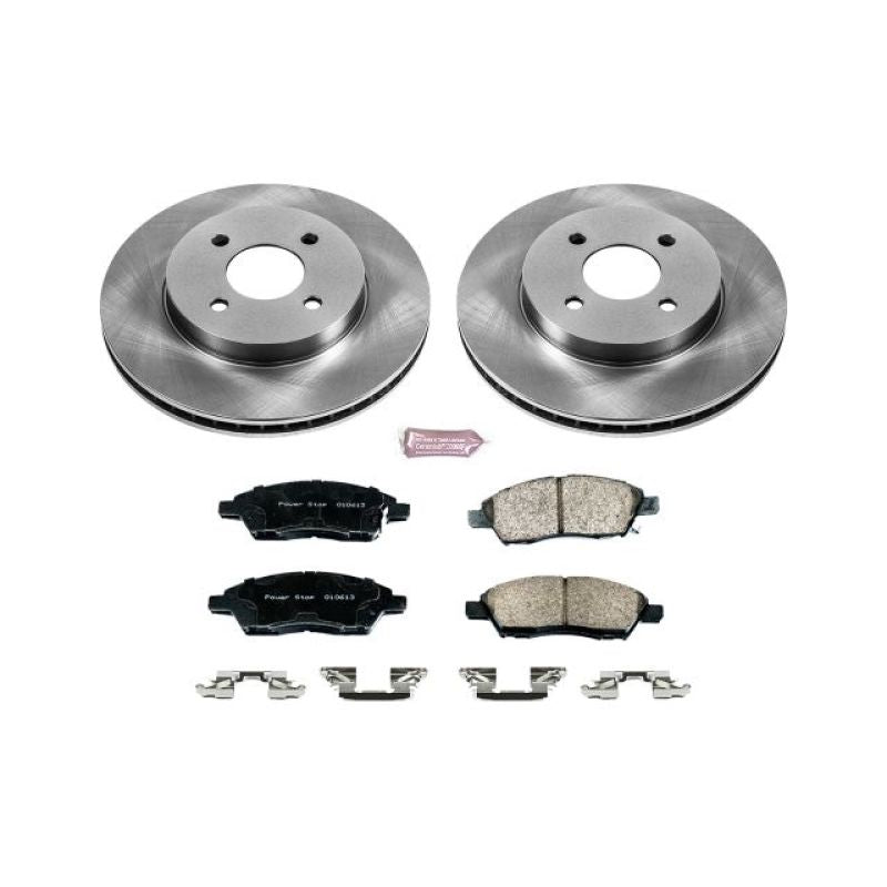 Power Stop 12-18 Nissan Versa Front Autospecialty Brake Kit Brake Kits - OE PowerStop