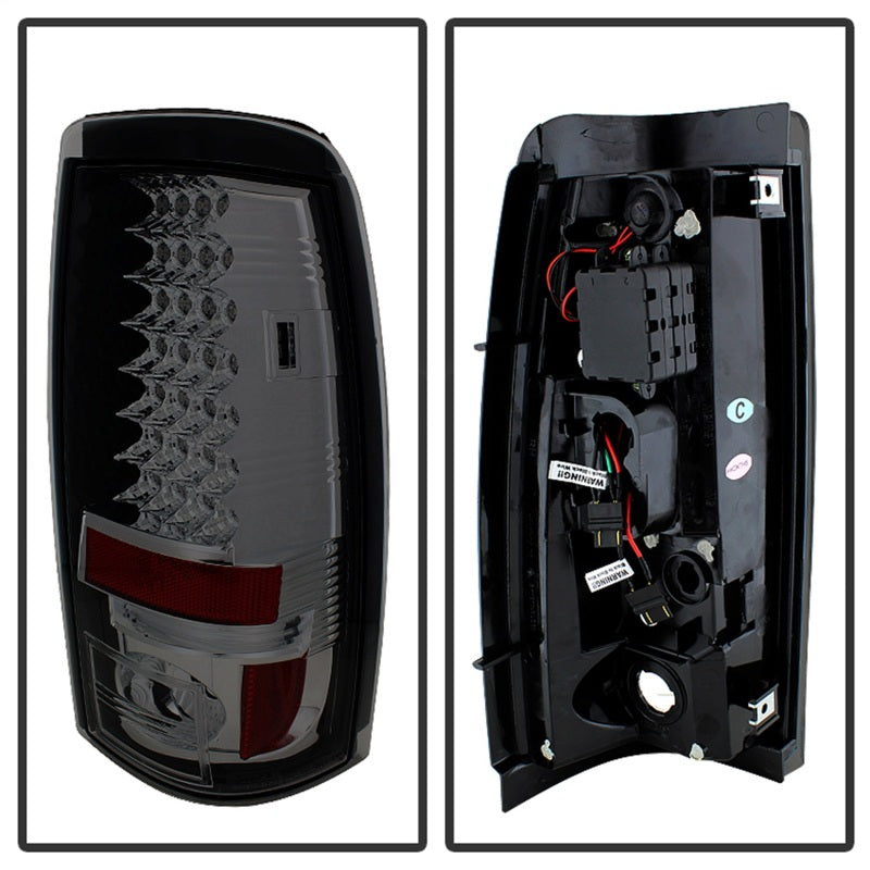 Spyder Chevy Silverado 1500 03-06 (Does Not Fit Stepside)LED Tail Lights Smke ALT-YD-CS03-LED-SM Tail Lights SPYDER