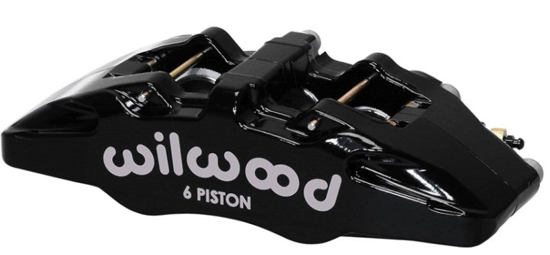 Wilwood Caliper-Forged Dynapro 6 5.25in Mount-R/H 1.62/1.12/1.12in Pistons 1.10in Disc Brake Calipers - Perf Wilwood