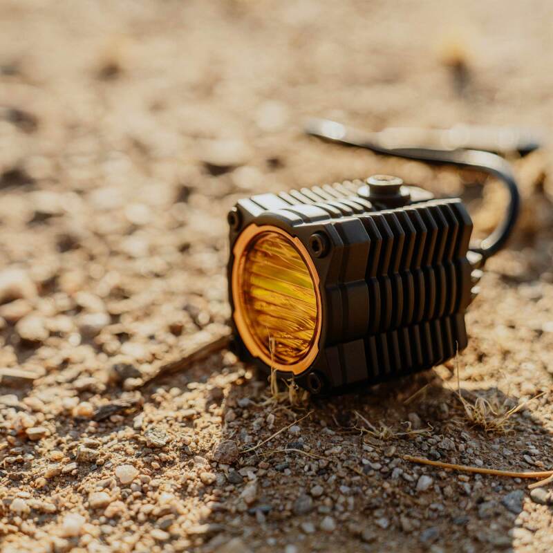 KC HiLiTES FLEX ERA 1 Performance Yellow Spread Beam Lens Light Accessories and Wiring KC HiLiTES