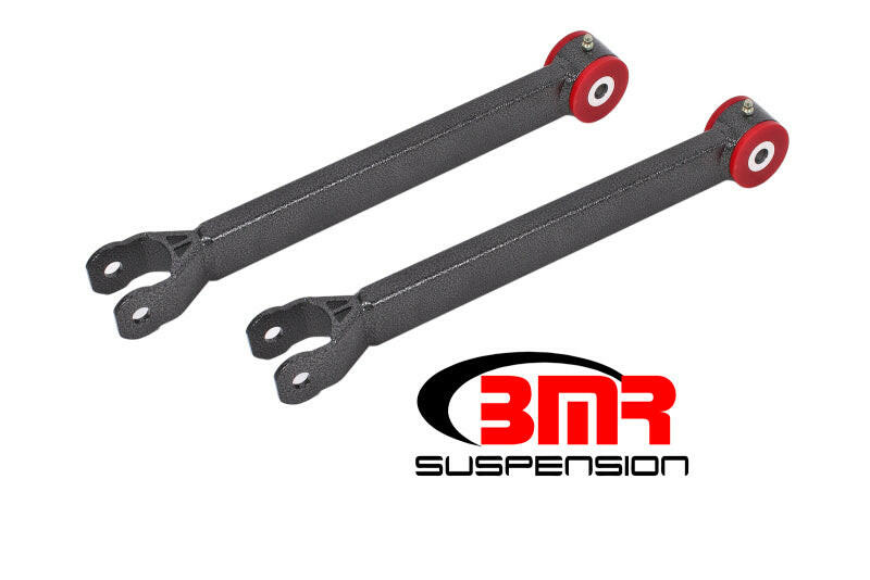 BMR 08-17 Challenger Non-Adj. Lower Trailing Arms (Polyurethane) - Black Hammertone Suspension Arms & Components BMR Suspension