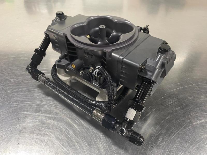 Fragola 8AN Holly Super Sniper Stealth EFI Feed Line - Black Hose Fuel Lines Fragola