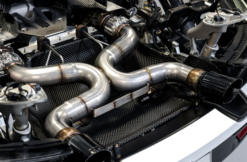 AWE Tuning McLaren 720S Performance Exhaust - Diamond Black Tips Catback AWE Tuning