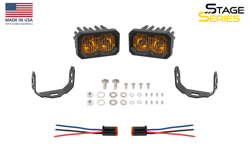 Diode Dynamics C2 2.0 Sport Yellow Driving Standard ABL (pair) Light Accessories and Wiring Diode Dynamics
