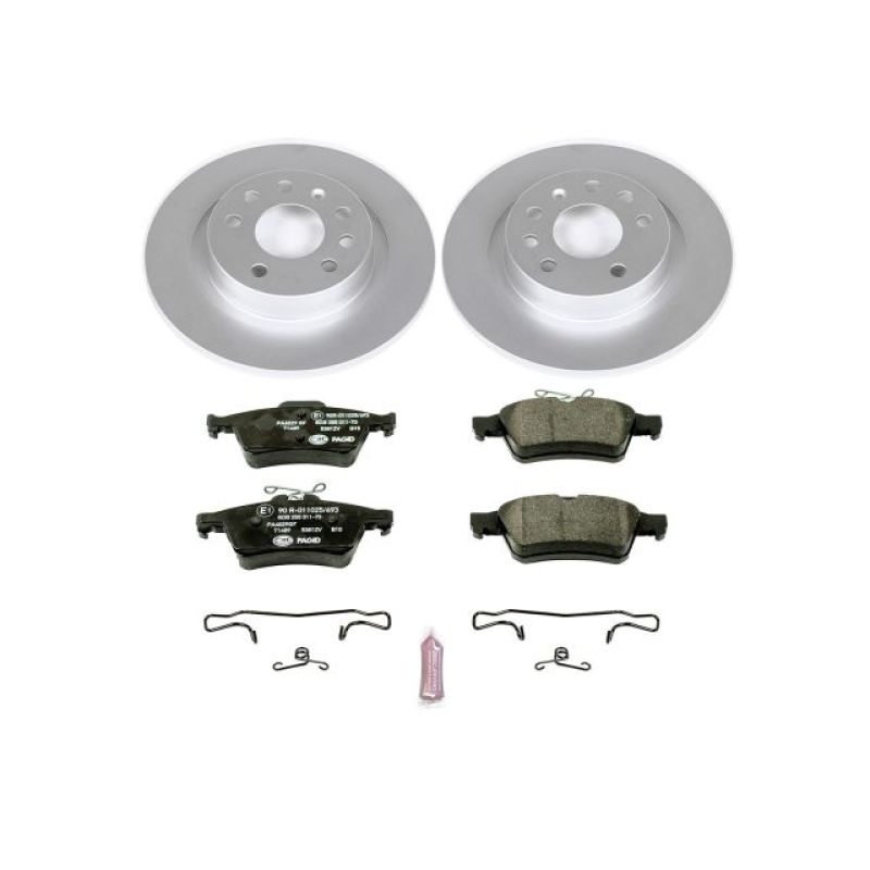 Power Stop 03-11 Saab 9-3 Rear Euro-Stop Brake Kit Brake Kits - OE PowerStop