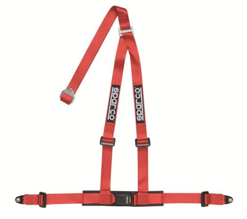 Sparco Belt 2in Red 3pt Bolt-In Seat Belts & Harnesses SPARCO