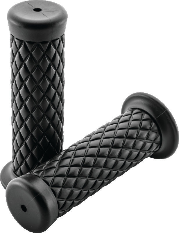 Bikers Choice 1 Inch Black Quilted Grip Grips Bikers Choice