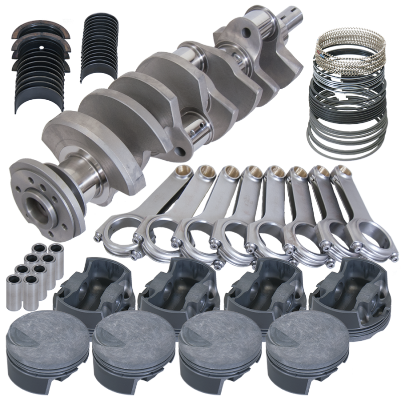 Eagle Chevy 454 4.250in Crank 6.385in H-Beam -3cc Flat Top 4.320in Pistons Balanced Assembly Rotating Assemblies Eagle