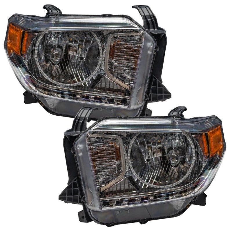 Oracle 14-17 Toyota Tundra SMD HL - Dual Halo Kit - ColorSHIFT w/ BC1 Controller Headlights ORACLE Lighting