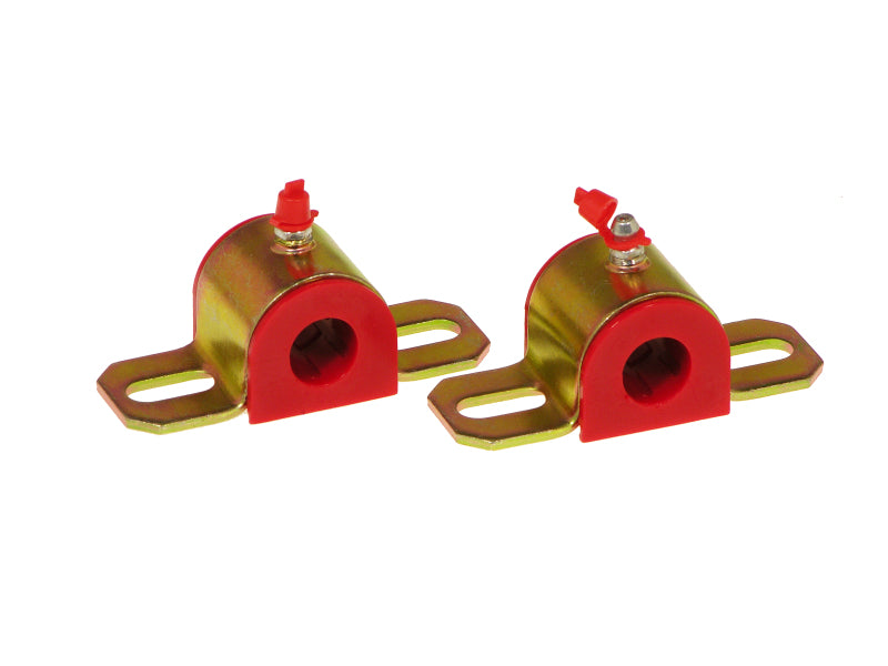 Prothane Universal Greasable Sway Bar Bushings - 11/16in - Type A Bracket - Red Sway Bar Bushings Prothane