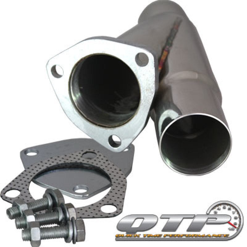 QTP 2.25in Weld-On QTEC Exhaust Cutout Y-Pipe Y Pipes QTP