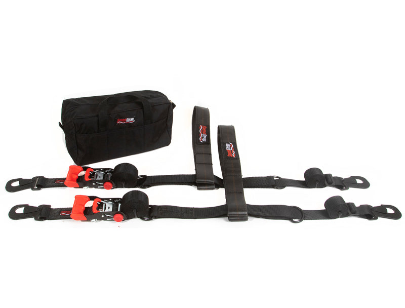 SpeedStrap Essential UTV Tire Bonnet Kit - Black Cargo Tie-Downs SpeedStrap