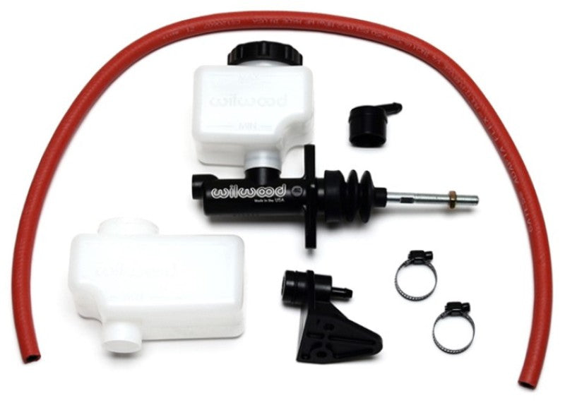 Wilwood Short Remote M/C Kit 1in Bore 3/8in-24 Banjo Outlet Brake Master Cylinder Wilwood