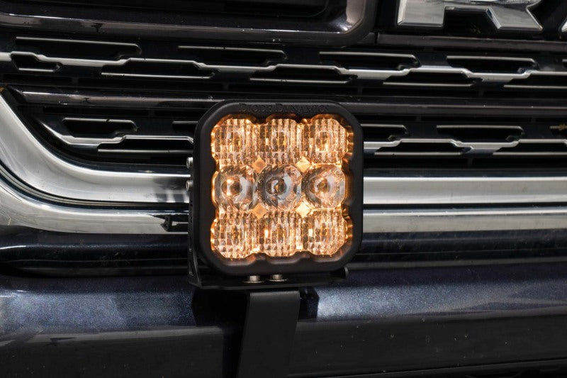 Diode Dynamics SS5 Bumper LED Pod Light Kit for 2019-Present Ram - Yellow Pro Driving Light Accessories and Wiring Diode Dynamics