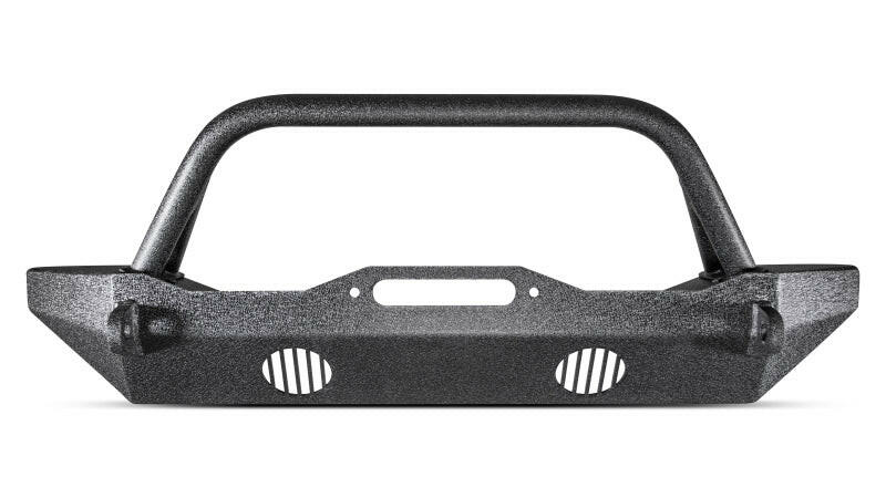 Body Armor 4x4 07-18 Jeep Wrangler JK Front Bumper Mid Stubby Bumpers - Steel Body Armor 4x4