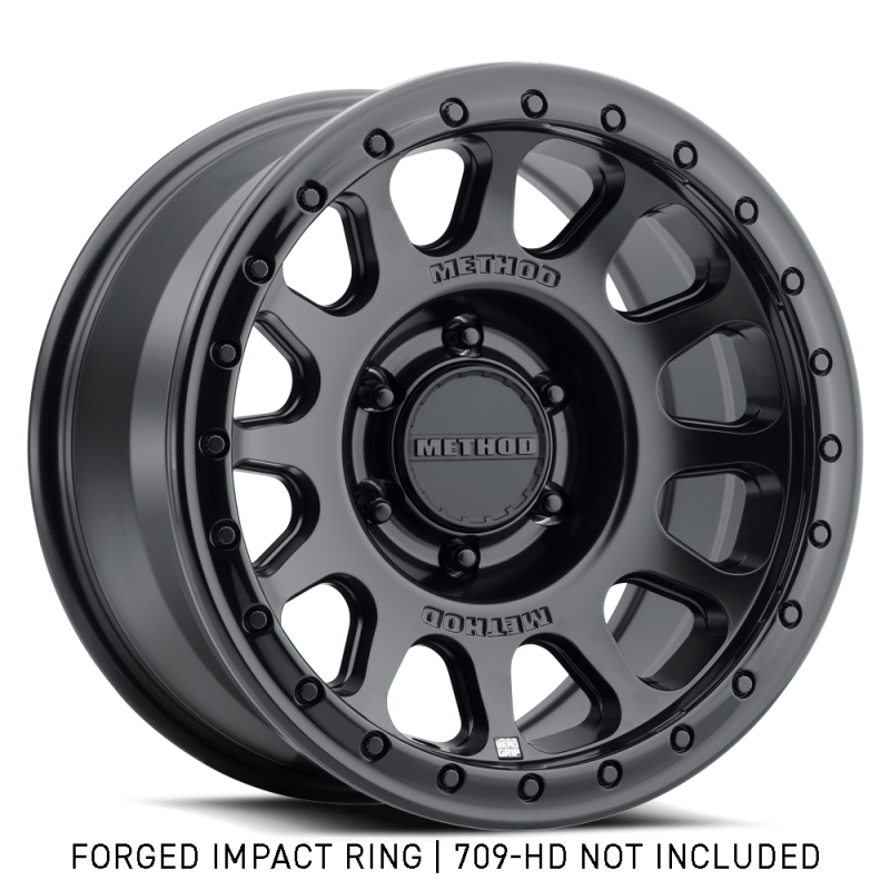 Method Beadlock Ring - 18in Forged - Style 1 - Gloss Black Wheel Accessories Method Wheels