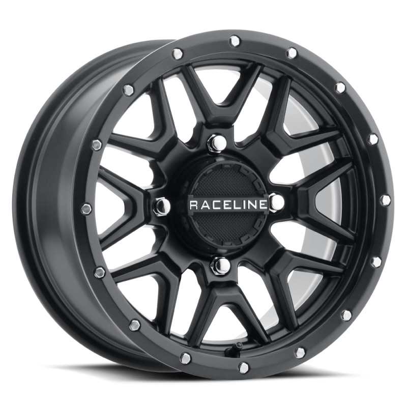 Raceline A94B Krank 14x7in / 4x137 BP / 10mm Offset / 110.18mm Bore - Satin Black Wheel Wheels - Cast Raceline