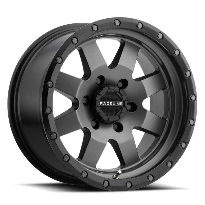 Raceline 935G Defender 20x9in / 6x135 BP / 0mm Offset / 94mm Bore - Gunmetal Wheel Wheels - Cast Raceline