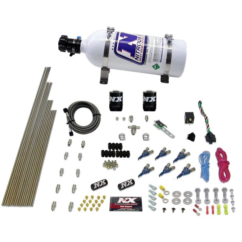 Nitrous Express V6AN Gasoline EFI Nitrous Kit (150-375HP) w/5lb Bottle Nitrous Systems Nitrous Express