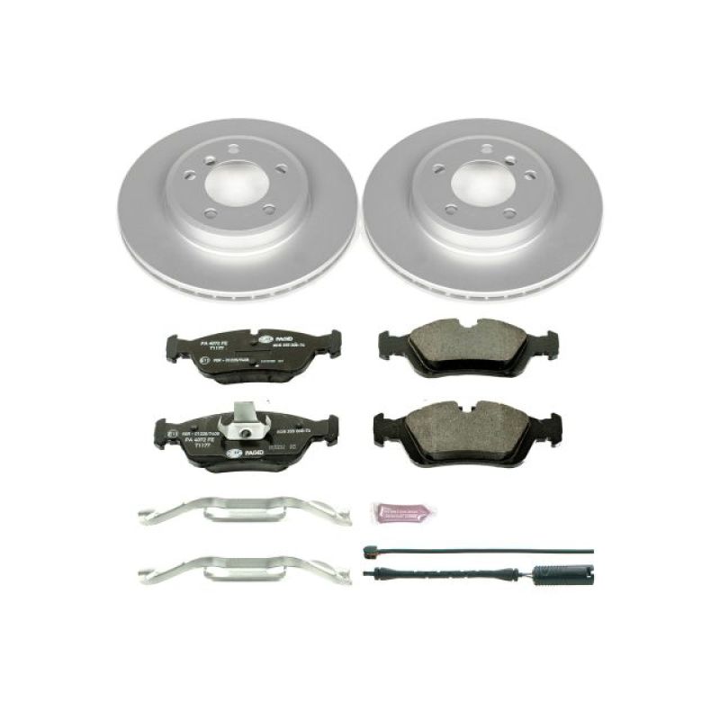 Power Stop 01-02 BMW Z3 Front Euro-Stop Brake Kit Brake Kits - OE PowerStop
