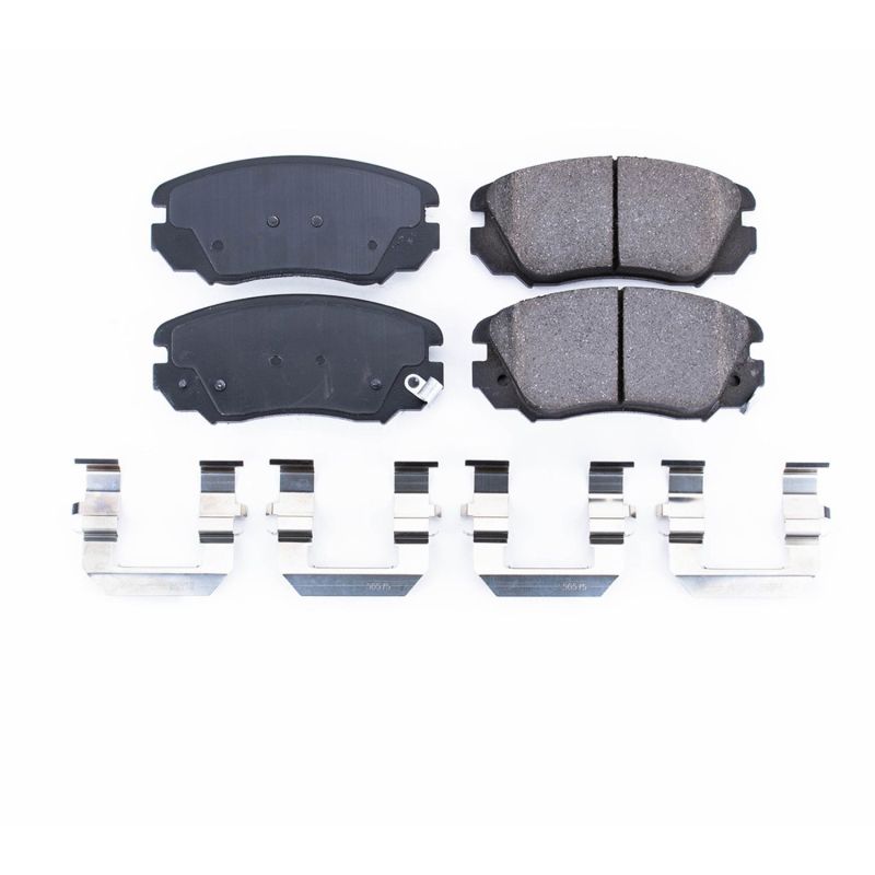 Power Stop 2010 Buick Allure Front Z17 Evolution Ceramic Brake Pads w/Hardware Brake Pads - OE PowerStop