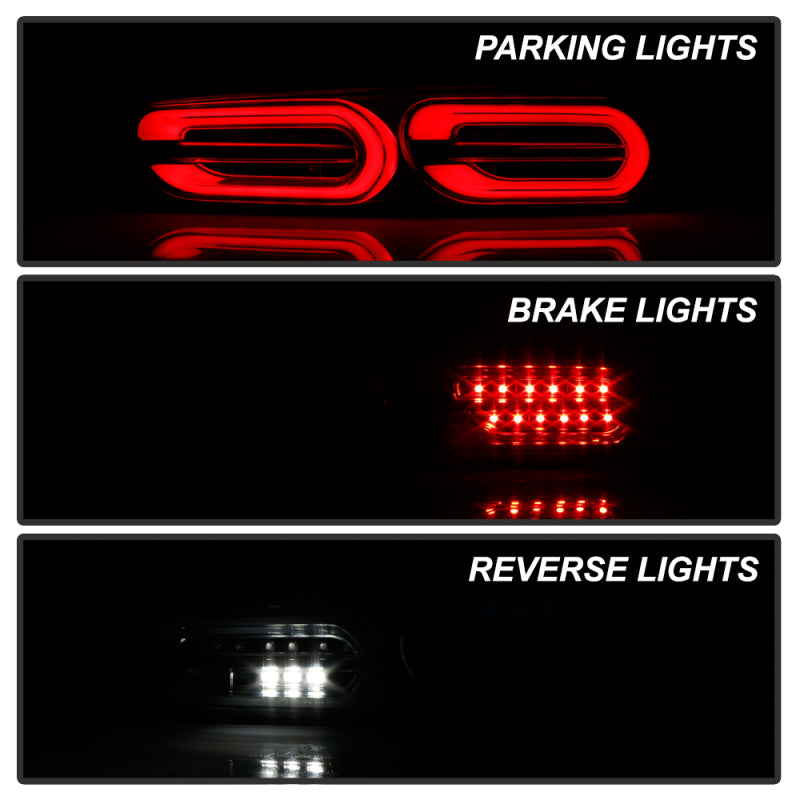 Spyder Chevy Camaro 16-18 (Do Not Fit Halogen Model) LED Tail Lights Black ALT-YD-CCAM16LED-SEQ-BK Tail Lights SPYDER