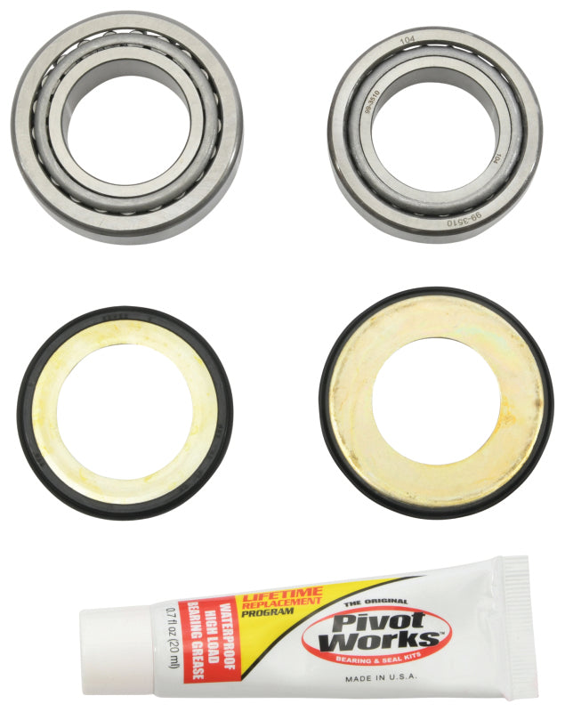 Pivot Works 95-97 Honda CR125R Steering Stem Bearing Kit Control Arms Pivot Works