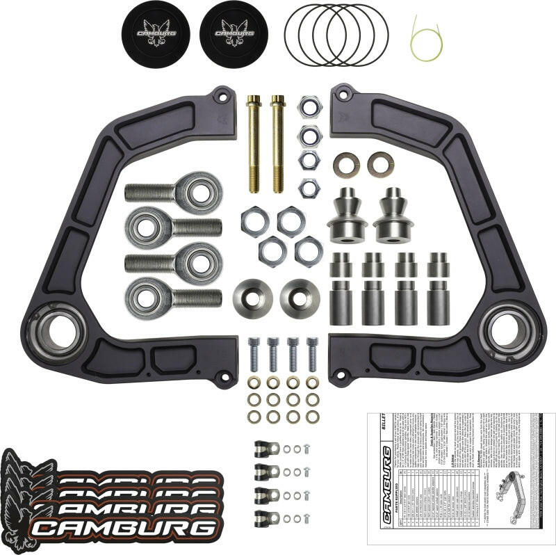 Camburg Toyota Tundra 2WD/4WD 07-21 KINETIK V2 Performance Billet Uniball Upper Arms Suspension Arms & Components Camburg