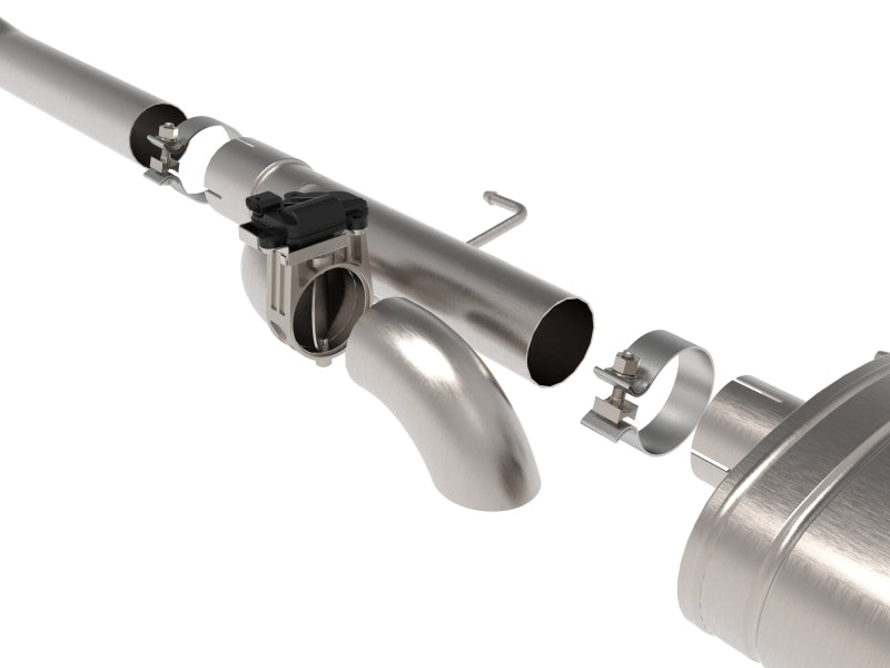 aFe Gemini XV 3in 304 SS Cat-Back Exhaust 15-20 Ford F-150 V6 2.7L/3.5 w/ Black Tips Catback aFe
