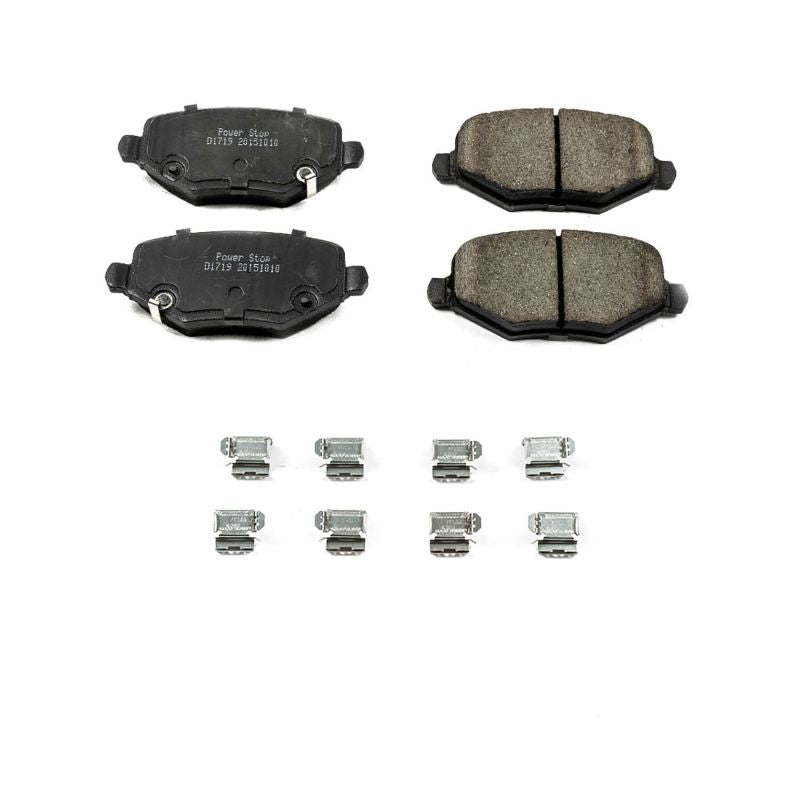 Power Stop 12-16 Chrysler Town & Country Rear Z17 Evolution Ceramic Brake Pads w/Hardware Brake Pads - OE PowerStop