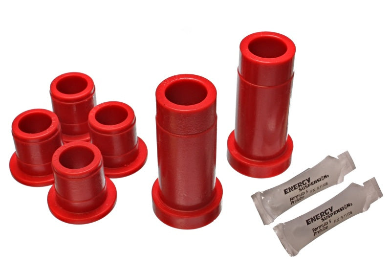 Energy Suspension 84-88 Toyota Pick Up Red Front Lower and Upper Control Arm Bushing Set Bushing Kits Energy Suspension