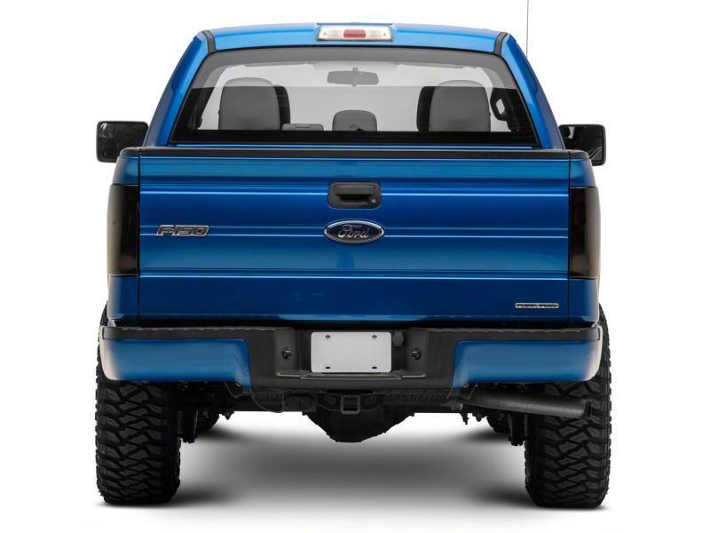 Raxiom 09-14 Ford F-150 Styleside Axial Series LED Tail Lights w/ Halo- Blk Housing (Smoked Lens) Tail Lights Raxiom