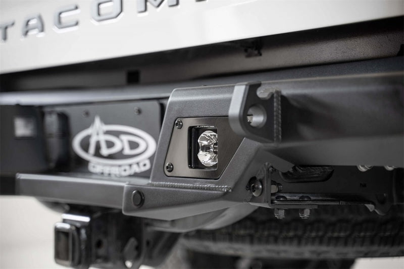 Addictive Desert Designs 16-19 Toyota Tacoma Stealth Fighter Rear Bumper w/ Backup Sensor Cutouts Bumpers - Steel Addictive Desert Designs