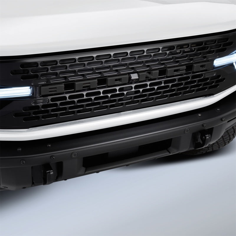 Ford Racing 2021+ Bronco Grille Lettering Overlay Kit - Black Other Body Components Ford Racing
