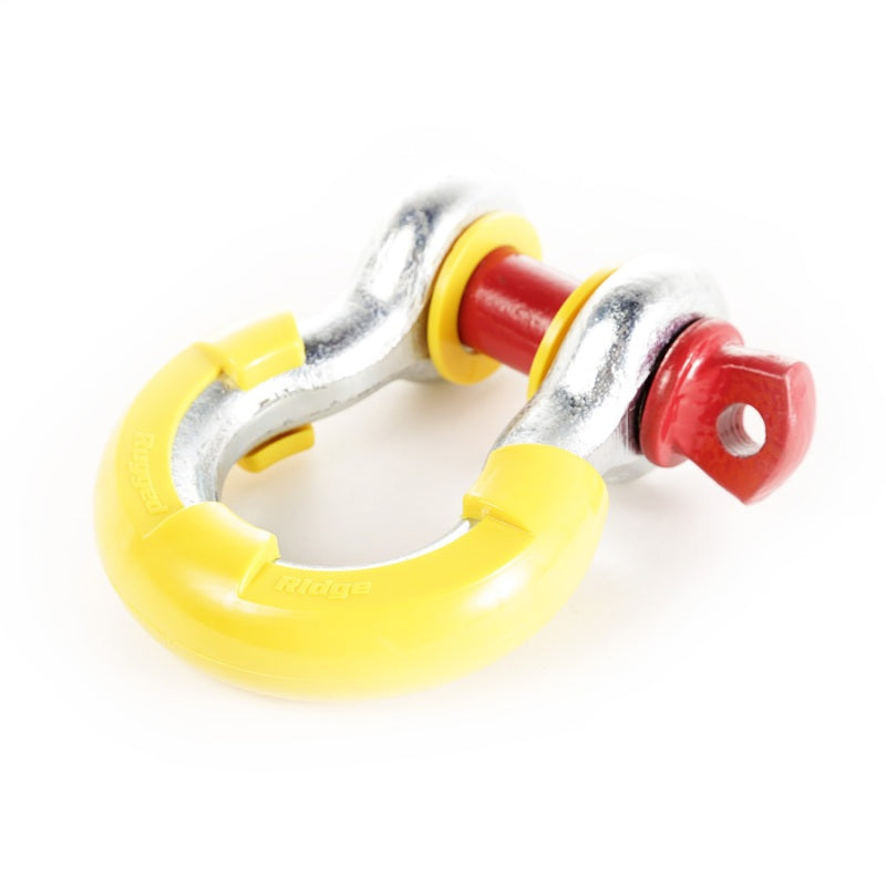 Rugged Ridge Yellow 3/4in D-Ring Isolator Kit Shackle Kits Rugged Ridge