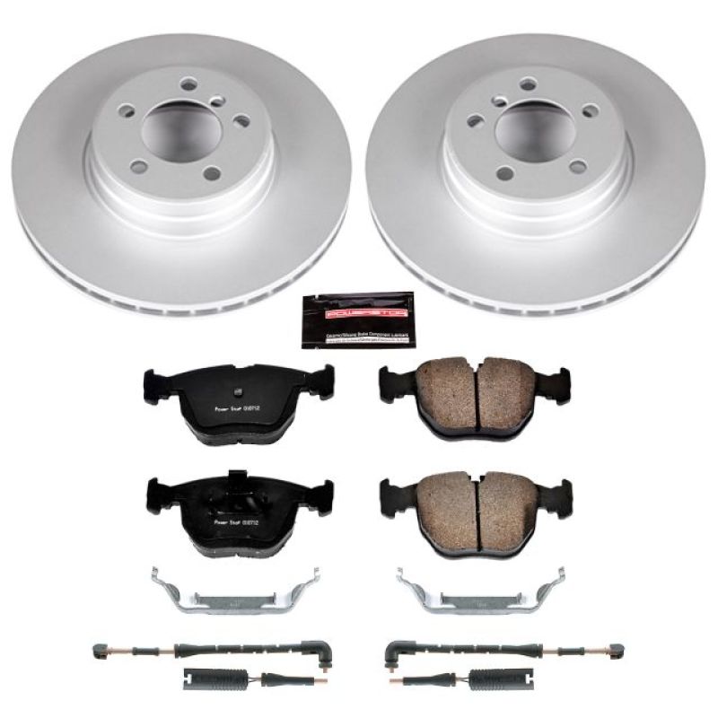 Power Stop 03-05 Land Rover Range Rover Front Z23 Evolution Sport Coated Brake Kit Brake Kits - Performance D&S PowerStop