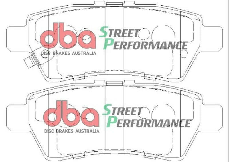 DBA 04-12 Nissan Pathfinder 4.0L SP Performance Rear Brake Pads Brake Pads - Performance DBA