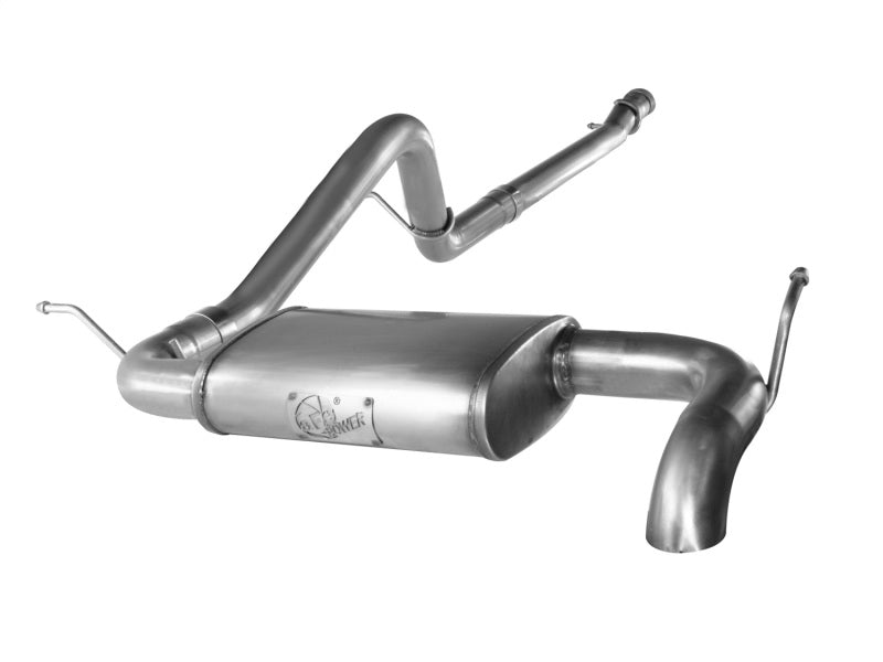 aFe MACHForce XP Exhausts Cat-Back SS-409 EXH CB Jeep Wrangler 2012 V6-3.6L (2 Dr) Catback aFe