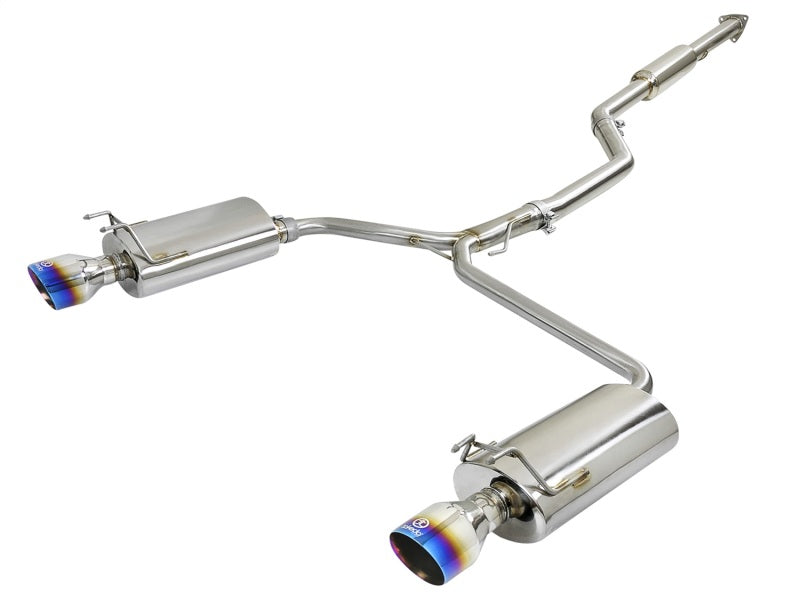 aFe Takeda 2.5-1.75in 304 SS Cat-Back Exhaust System 13-17 Honda Accord LX / EX / EX-L L4-2.4L Catback aFe