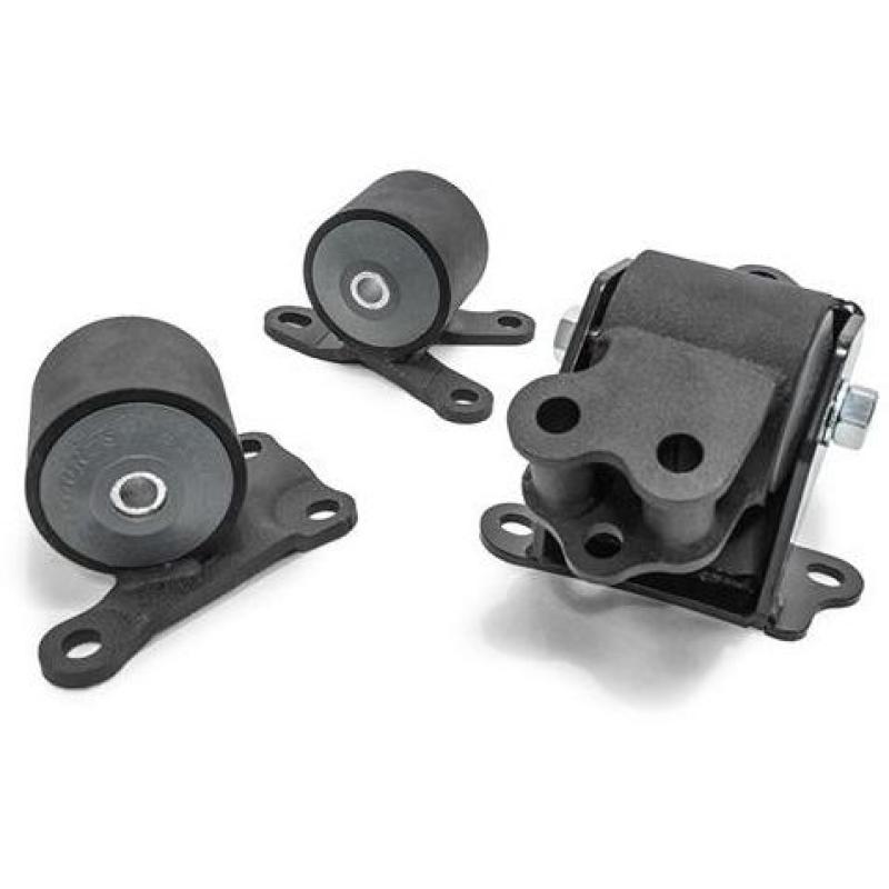 Innovative 96-00 Civic B/D Series Black Steel Mounts 95A Bushings (3 Bolt) Engine Mounts Innovative Mounts