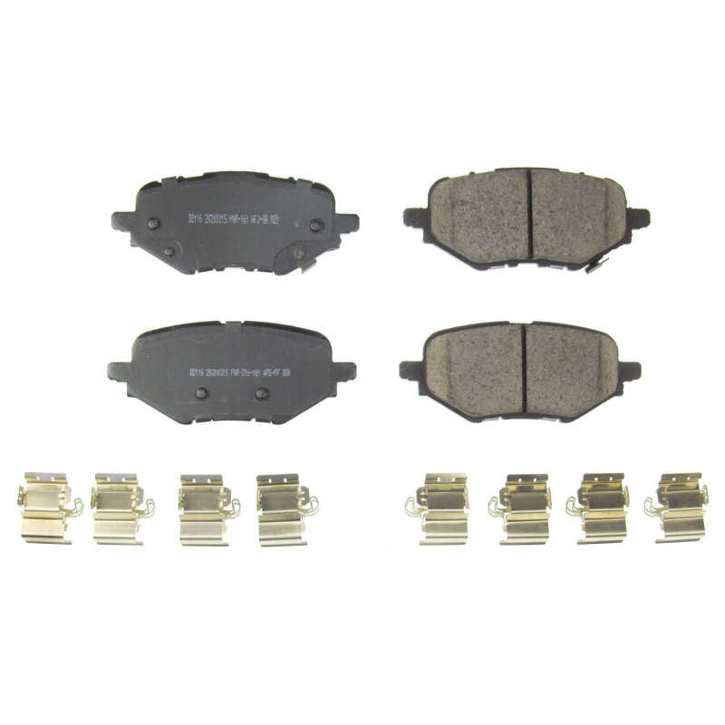 Power Stop 18-19 Honda Clarity Rear Z17 Evolution Ceramic Brake Pads w/Hardware Brake Pads - OE PowerStop