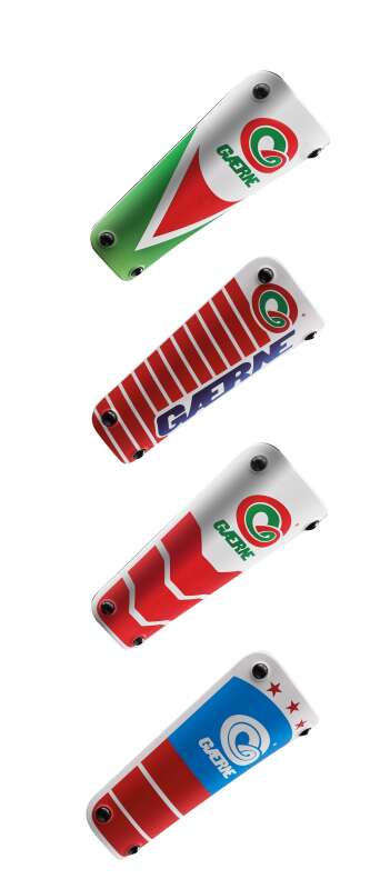 Gaerne GMX Mach 80 Frontal Plates Kit - Stripes Motorcycle Boots Gaerne