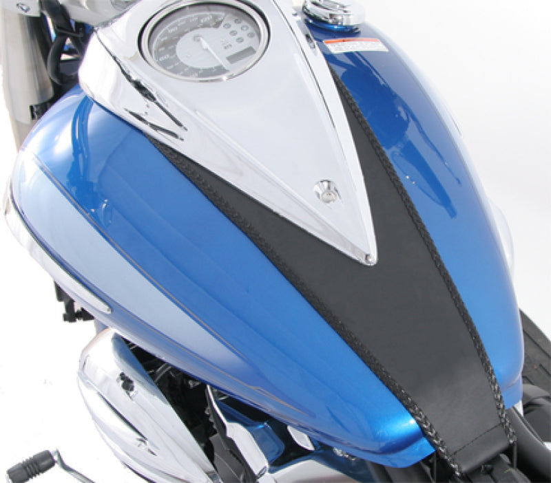 Mustang 09-17 Yamaha V-Star 950, 09-17 V-Star 950 Tourer Tank Bib - Black Tank Bibs Mustang Motorcycle