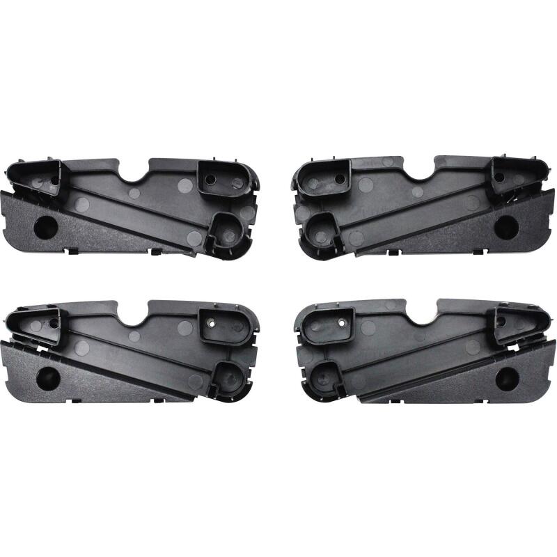 Westin R5 LED Light Kit - 4 End Caps Integrated LED Lights w/ Wiring Harness - Black Nerf Bars Westin