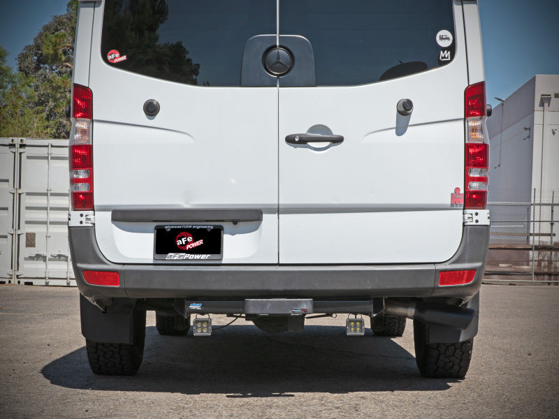 aFe Vulcan Series 3in 304SS DPF-Back Exhaust 10-25 MB Sprinter 2500/3500 V6-3.0L w/ Black Tips DPF Back aFe