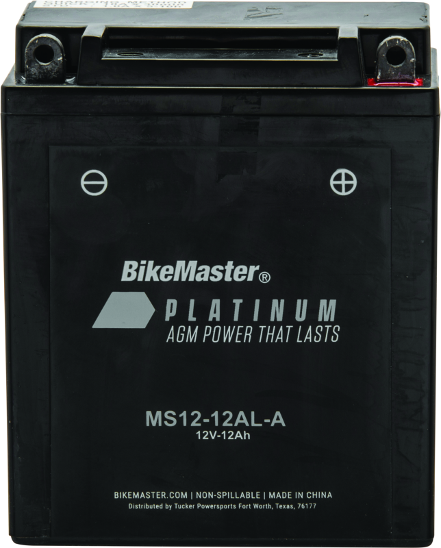 BikeMaster AGM Battery - MS12-12AL-A Batteries BikeMaster
