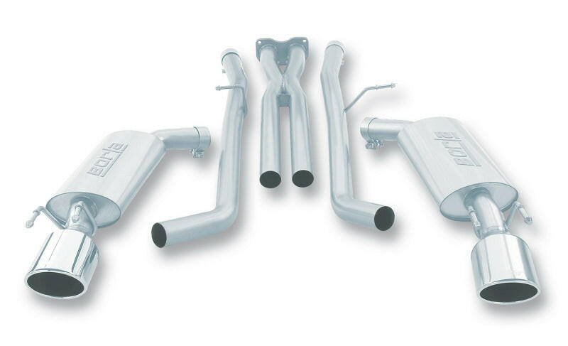 Borla 05-06 Pontiac GTO Coupe 2dr 6.0L 8cyl AT/MT 4spd/6spd RWD SS Catback Exhaust w/ inXin Pipe Catback Borla