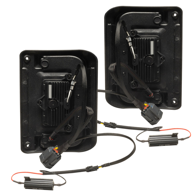 Oracle 07-17 Jeep Wrangler JK Flush Mount LED Tail Lights - Tinted Tail Lights ORACLE Lighting