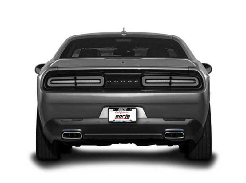 Borla 15-16 Dodge Challenger R/T 5.7L Dual Rectangle Angle Cut Dual Split Rear Exit S-Type Exhaust Catback Borla