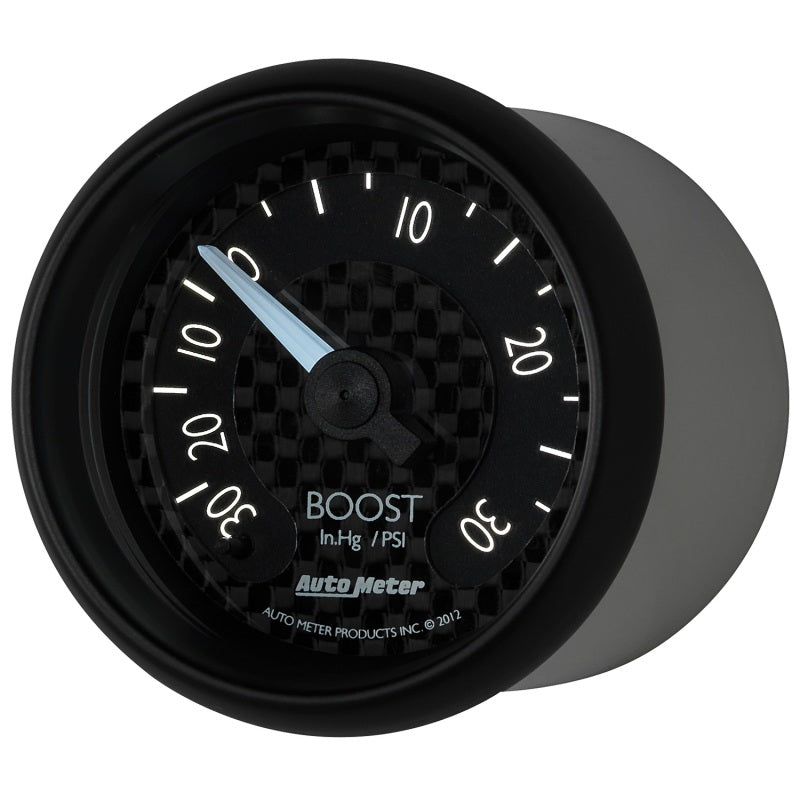Autometer GT Series 52mm Mechanical 30 In Hg/30 psi Vacuum/Boost Gauge Gauges AutoMeter